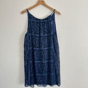 Max Studio Blue and Black Dress